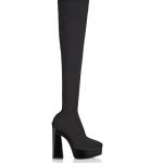 GIOME OTK 140 – KNITTED SOCK PATENT – BLACK BLACK