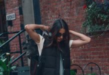 CHALECO ACOLCHADO COMBINADO CAPUCHA