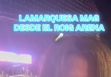 Espectacular el recinto @roig.arena e increíble el silencio que hay en la calle …