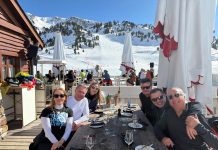 Valencianos que disfrutan estos días del deporte en las pistas de Baqueira-Beret…