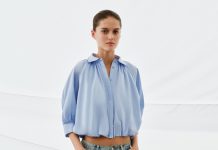 Camisa manga abullonada zw collection